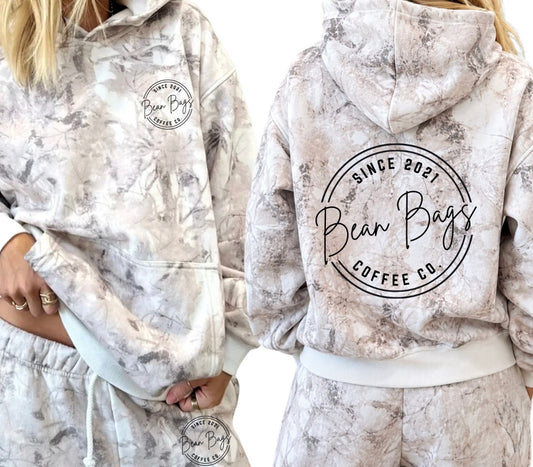 Bean Bags Coffee Co. exclusive camo hoodie (black OG logo)