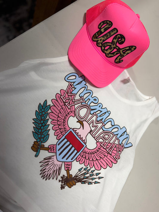 American woman tank top (multiple styles available)