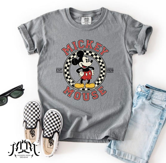 Mouse checkered (toddler-youth XL)