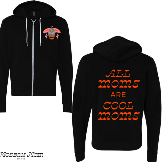 All moms are cool moms (BLACK) zip up