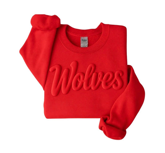 Wolves monochrome crewneck or hoodie