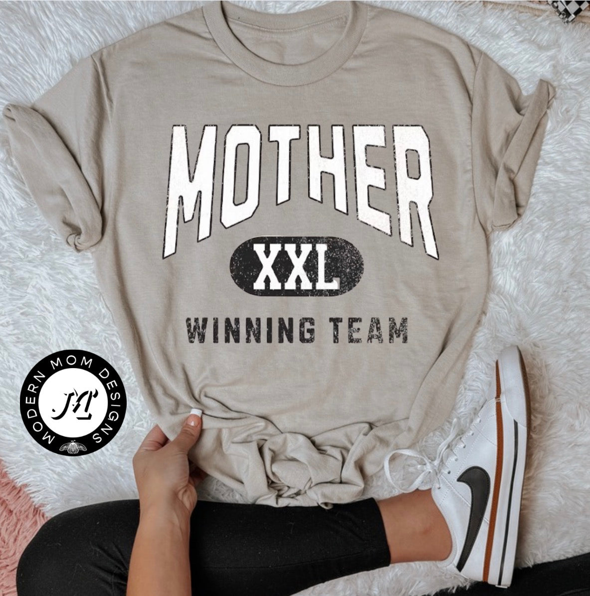 Mother. Winning team.  (tank top, tee shirt, crewneck or hoodie)