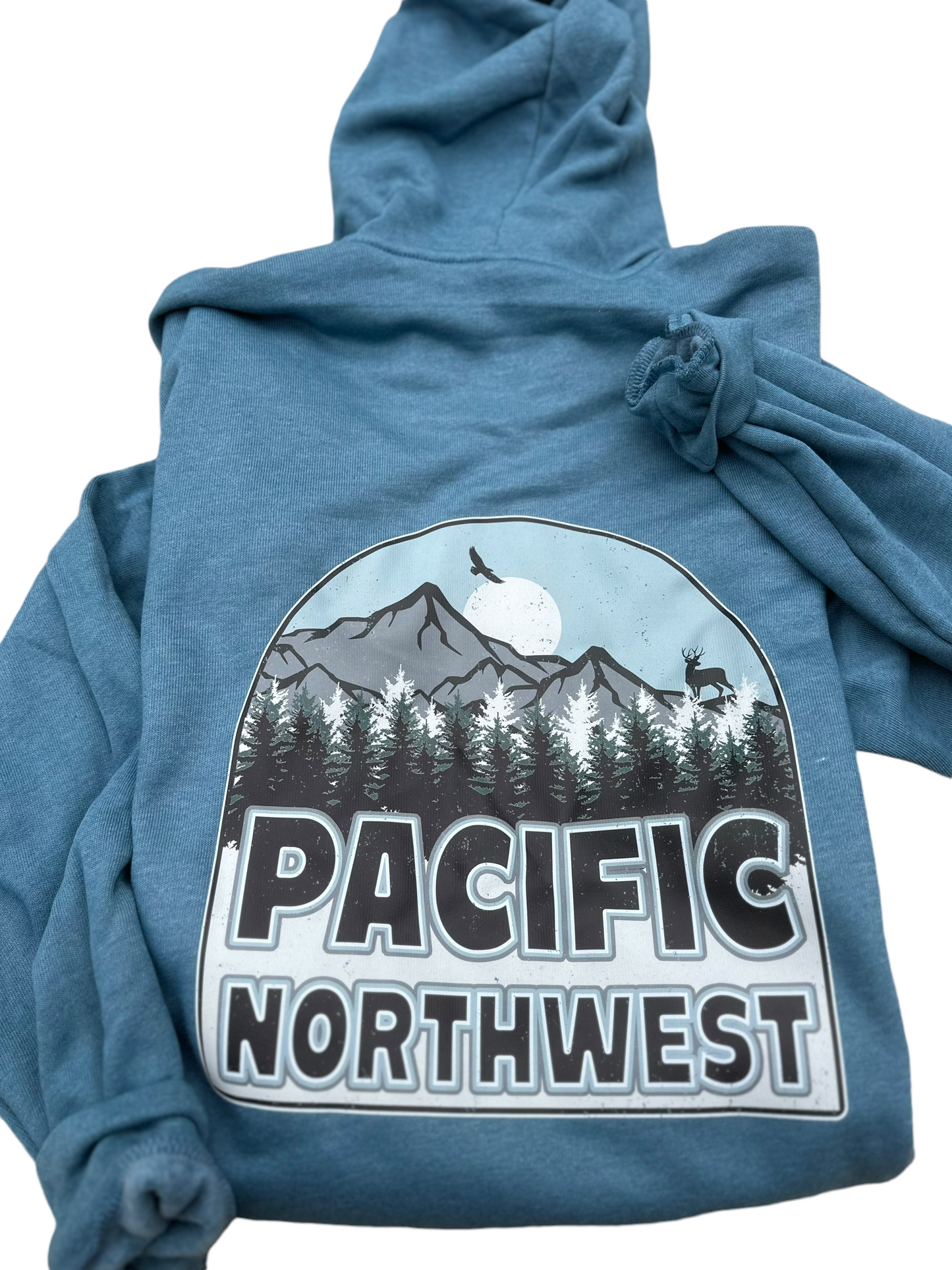 Pacific Northwest scene double sided print(crewneck, hoodie or zip up)