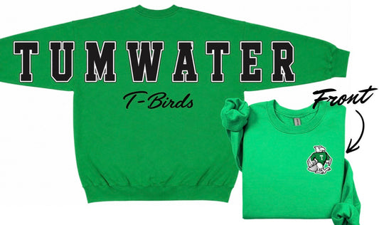 Tumwater BIG LOGO crewneck (GREEN)