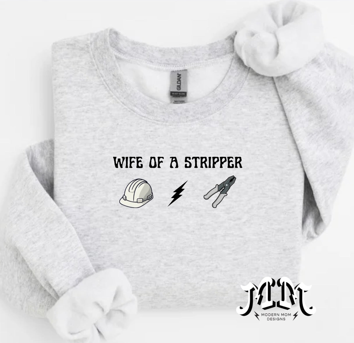 Wife of a stripper Crewneck