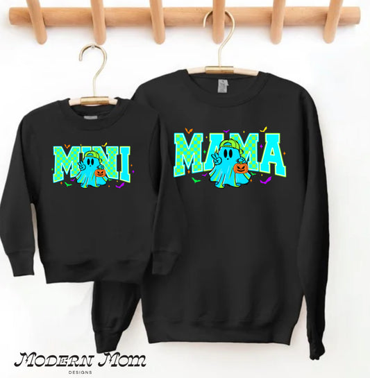 Mama & mini neon blues