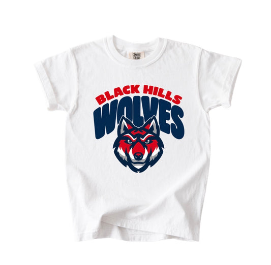 Black Hills Wolves YOUTH (tee shirt, crewneck or hoodie)
