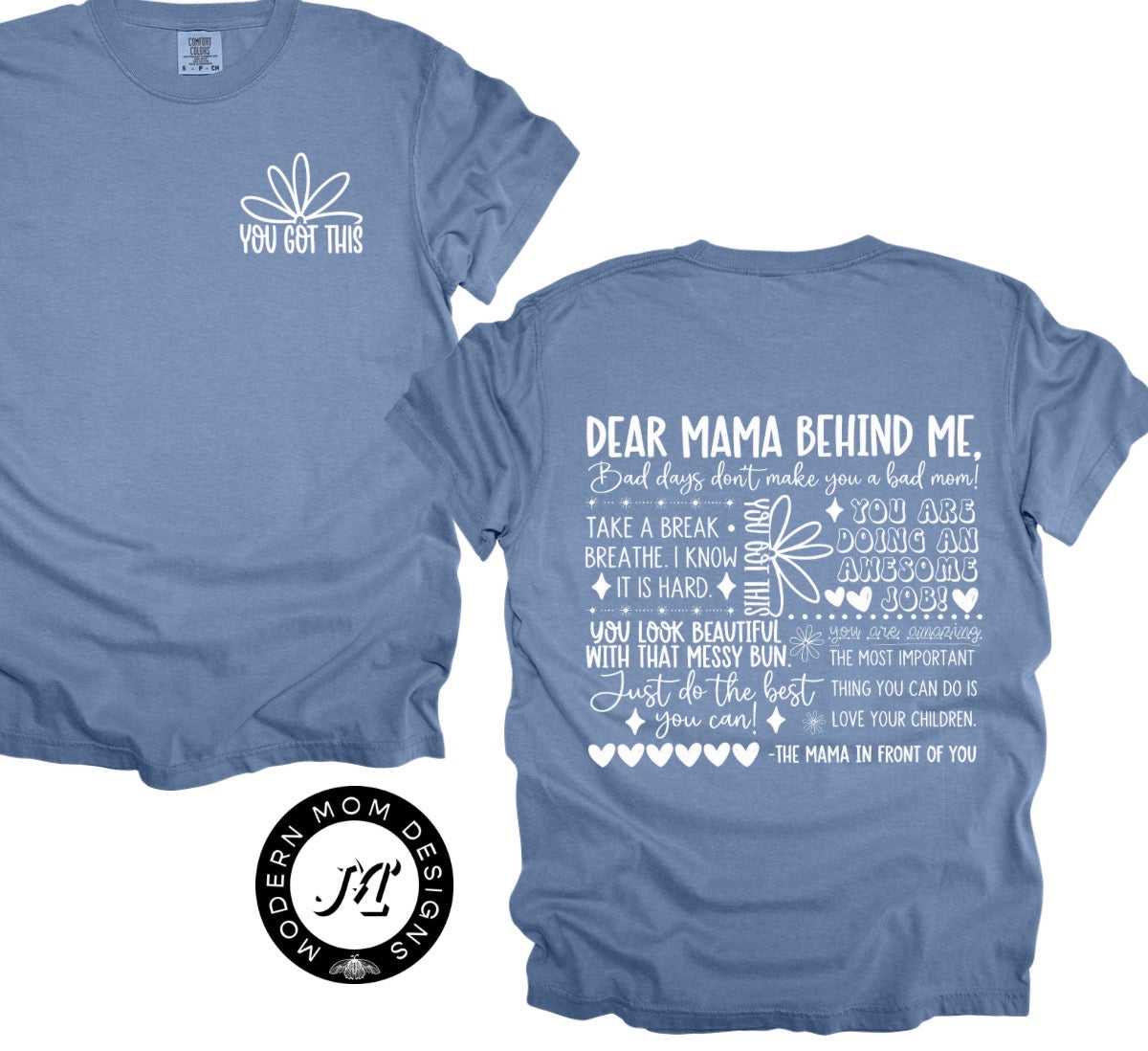 Dear mama behind me: you got this.  (tank top, tee shirt, crewneck or hoodie)