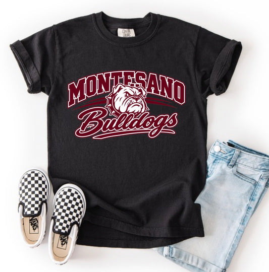 Montesano Bulldogs YOUTH (tee shirt, crewneck or hoodie)