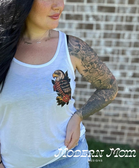 Floral bird(tanks, tee, hoodie or crewneck)