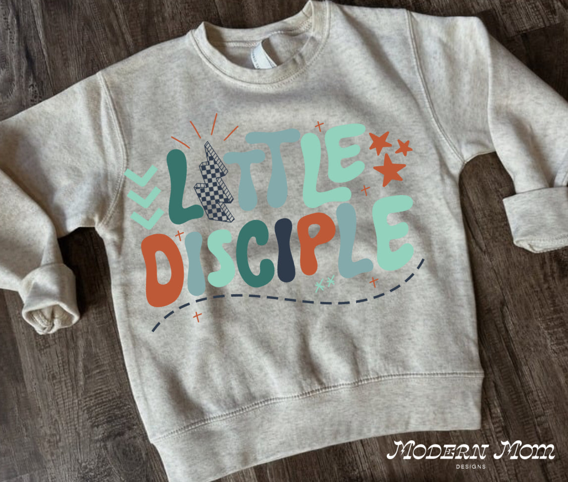 Little deciple(2T-youth XL)-tee, crewneck, or hoodie