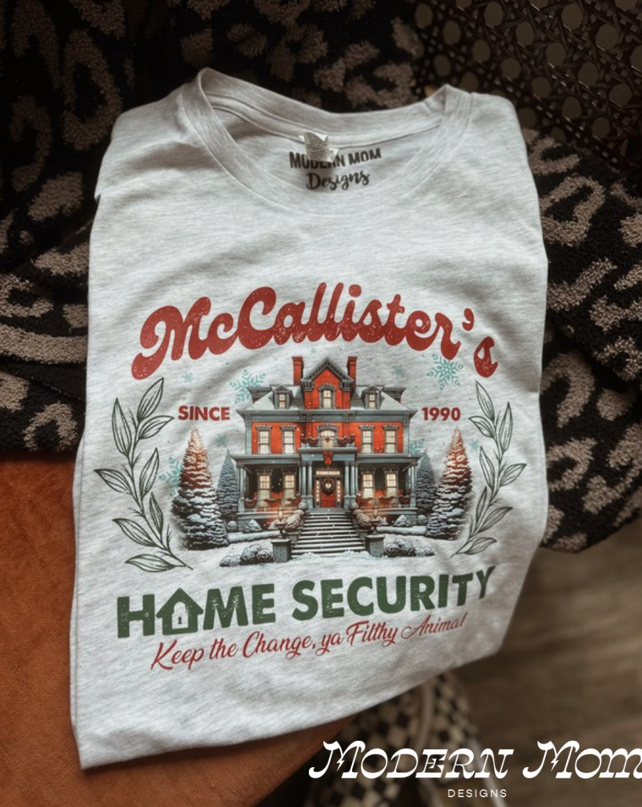 McCallister home security(tee, crewneck or hoodie )