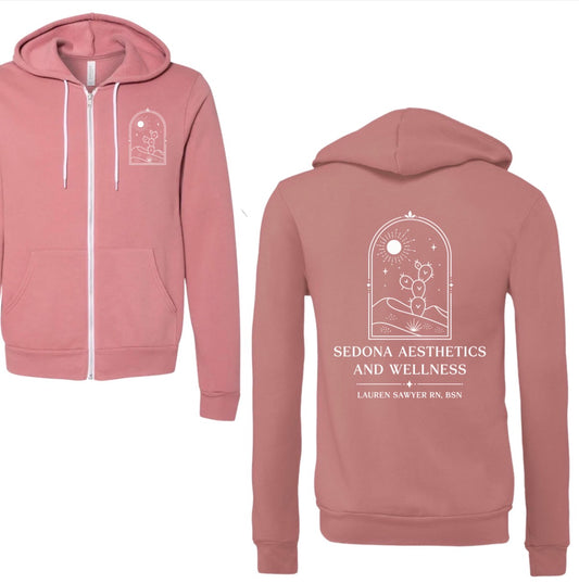 Sedona aesthetics and wellness zip up