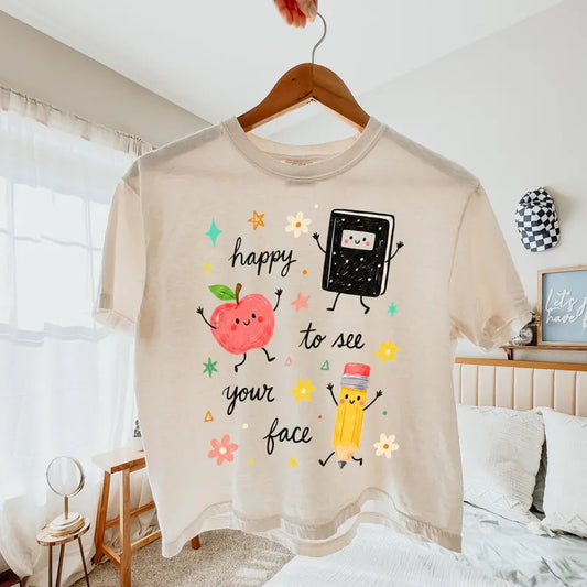 happy to see your face (multiple options)
