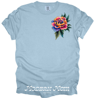 Watercolor flower(tanks, tee, hoodie or crewneck)