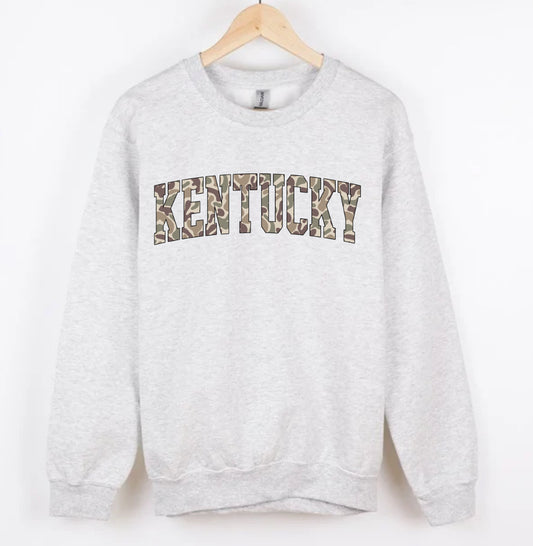 KENTUCKY duck camo CREWNECK