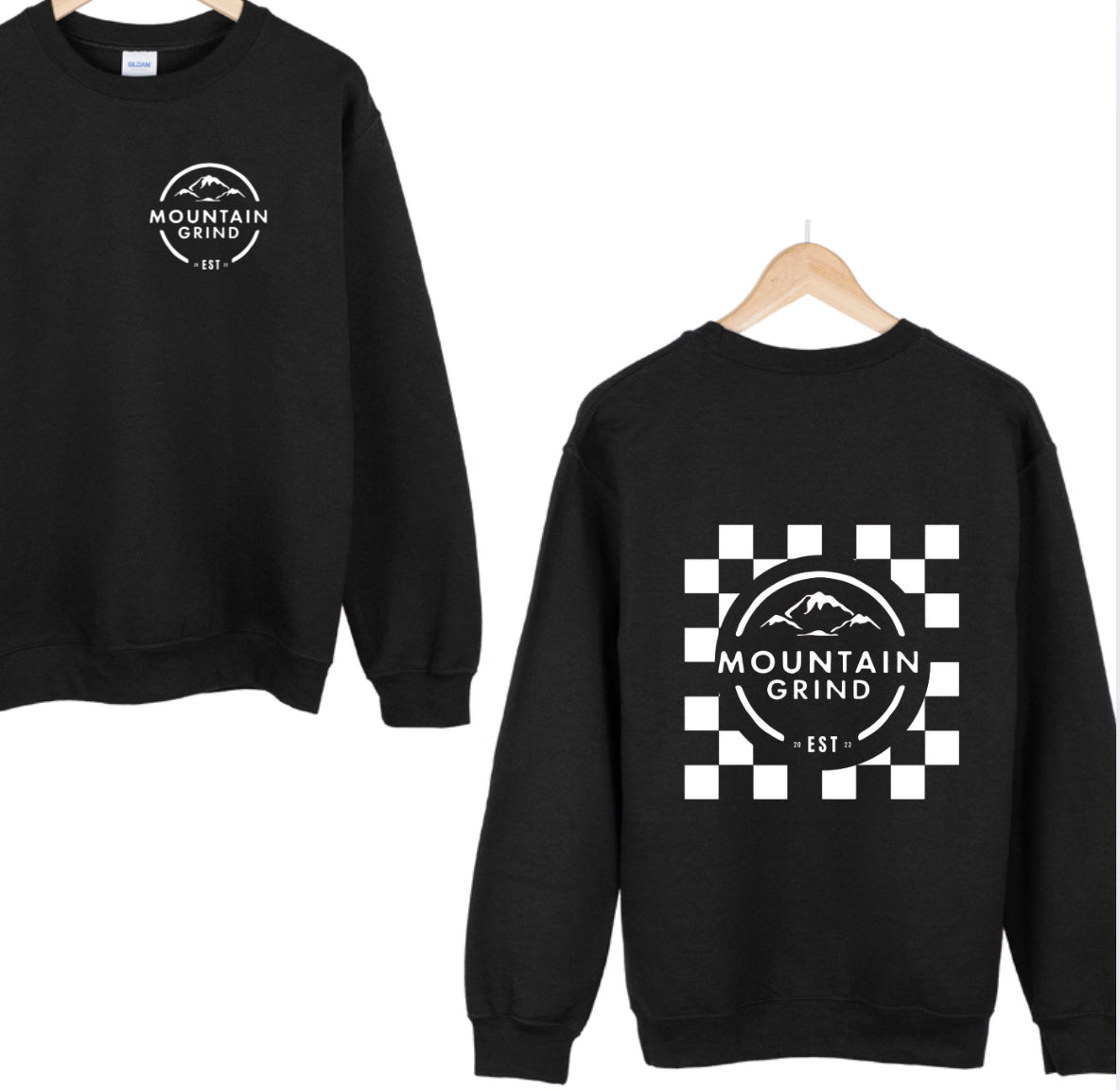 Mountain grind checkered back OG front