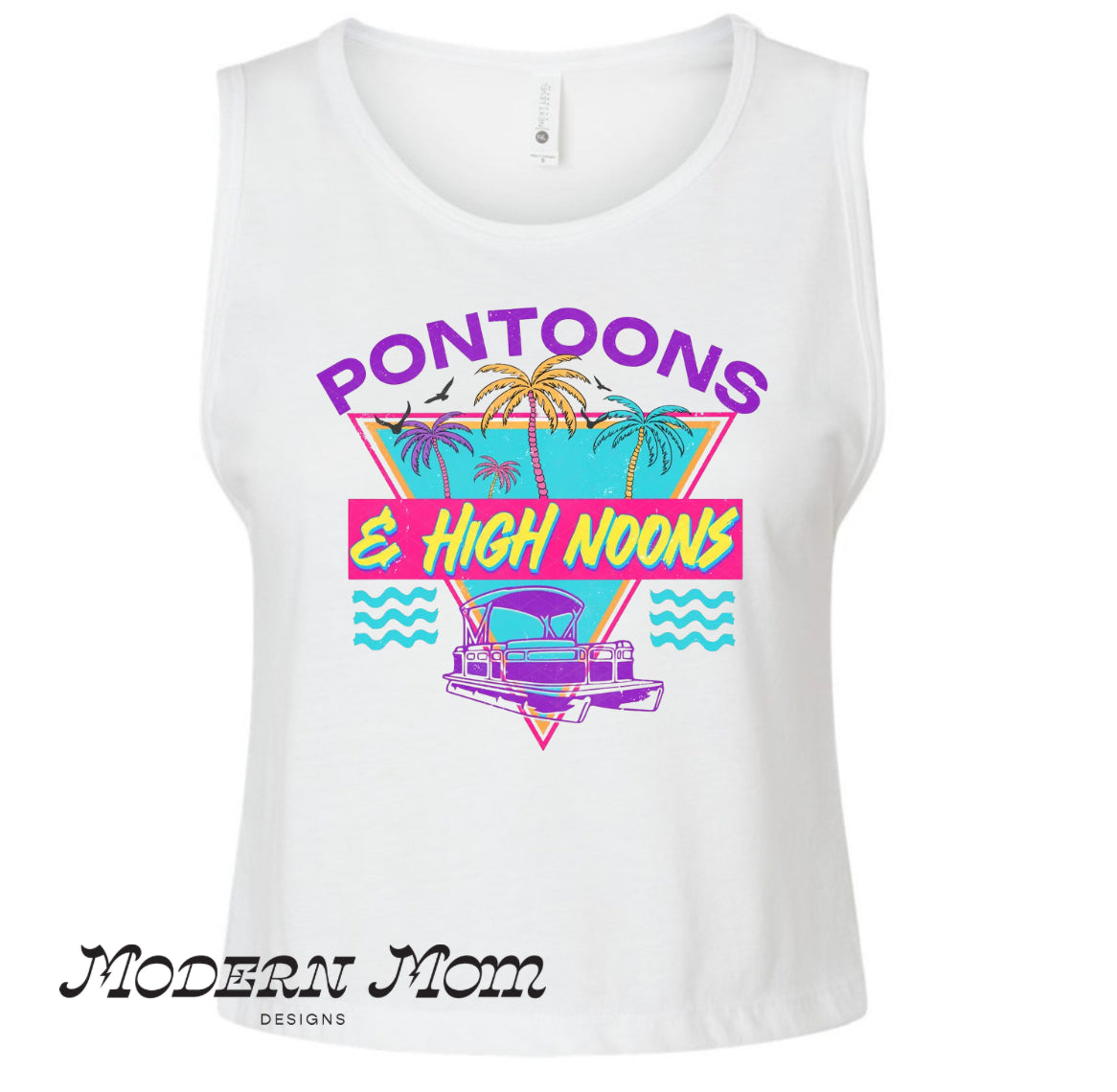 Pontoons and high noons(tee or tank)