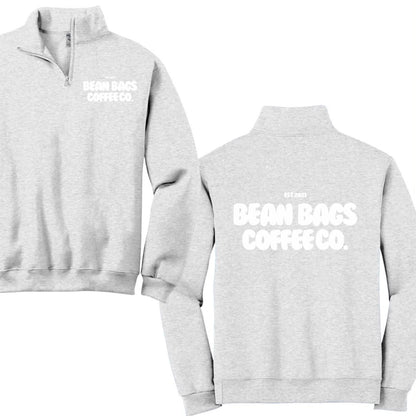 Bean Bags Coffee Co. bubble print quarter zip