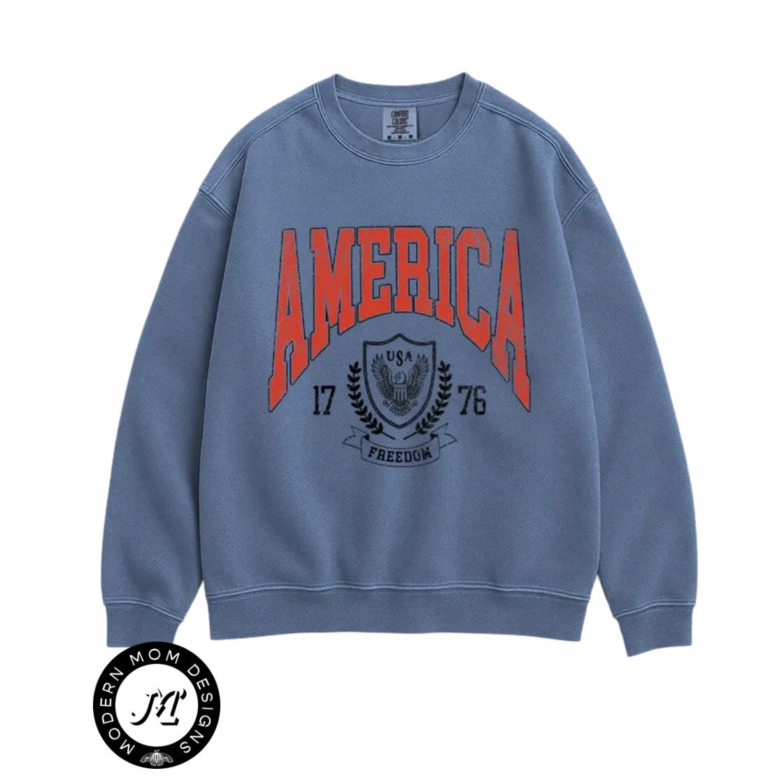 AMERICA 1776 (comfort colors tee & crewneck)
