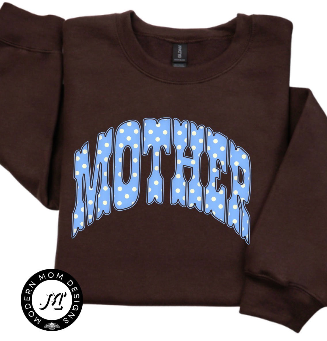 Mother polka dot crewneck