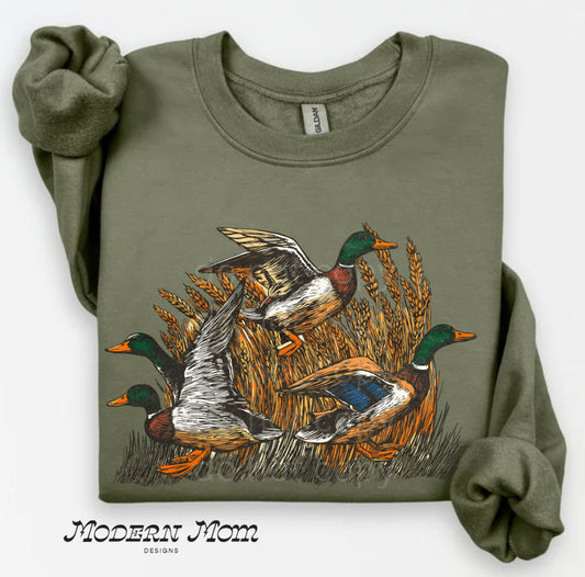 Vintage ducks crewneck