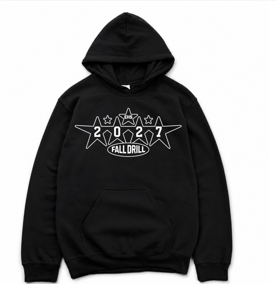 ELMA fall drill black hoodie