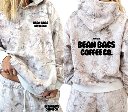 Bean Bags Coffee Co. exclusive camo hoodie (puff print black)