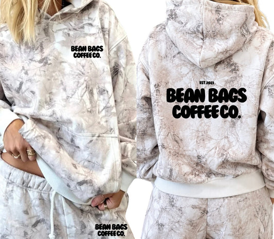 Bean Bags Coffee Co. exclusive camo hoodie (puff print black)