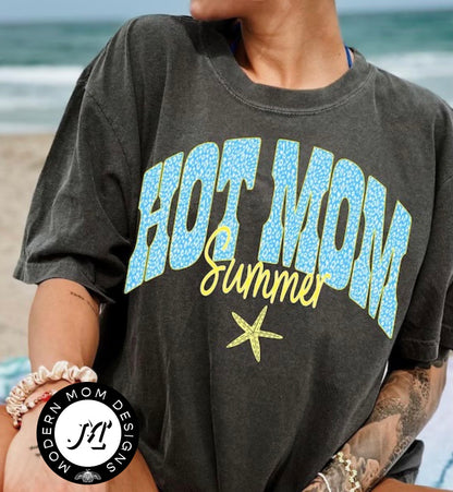 Hot mom summer  (tank top, tee shirt, crewneck or hoodie)