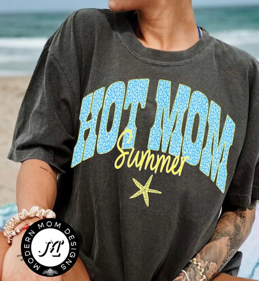 Hot mom summer  (tank top, tee shirt, crewneck or hoodie)