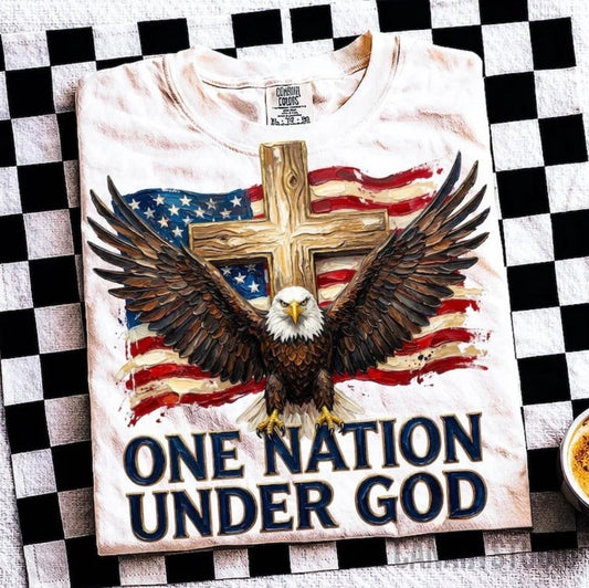 One Nation under God (tee, crewneck, or hoodie)