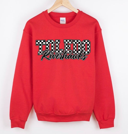 Toledo Riverhawks crewneck or hoodie