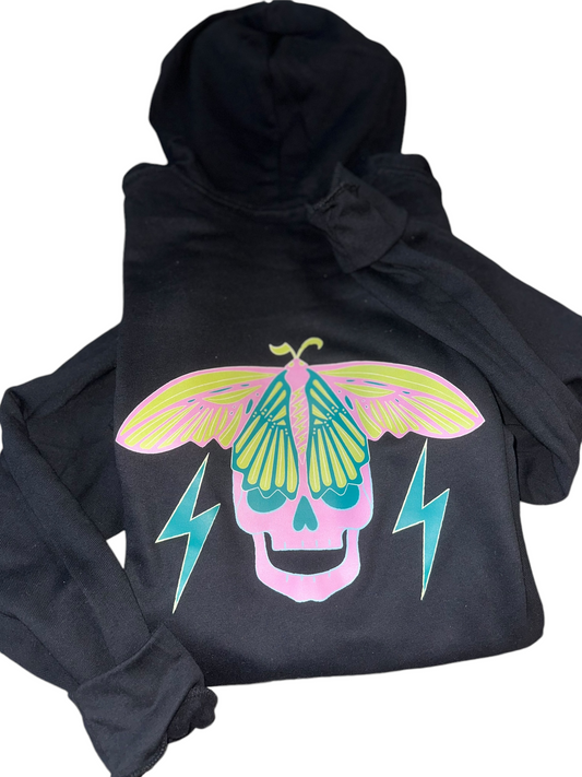 Butterfly skull exclusive MMD zip up