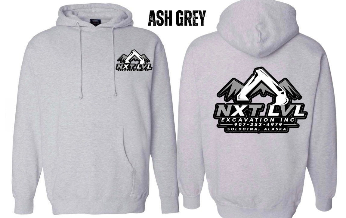NXT LVL ASH GREY HOODIE
