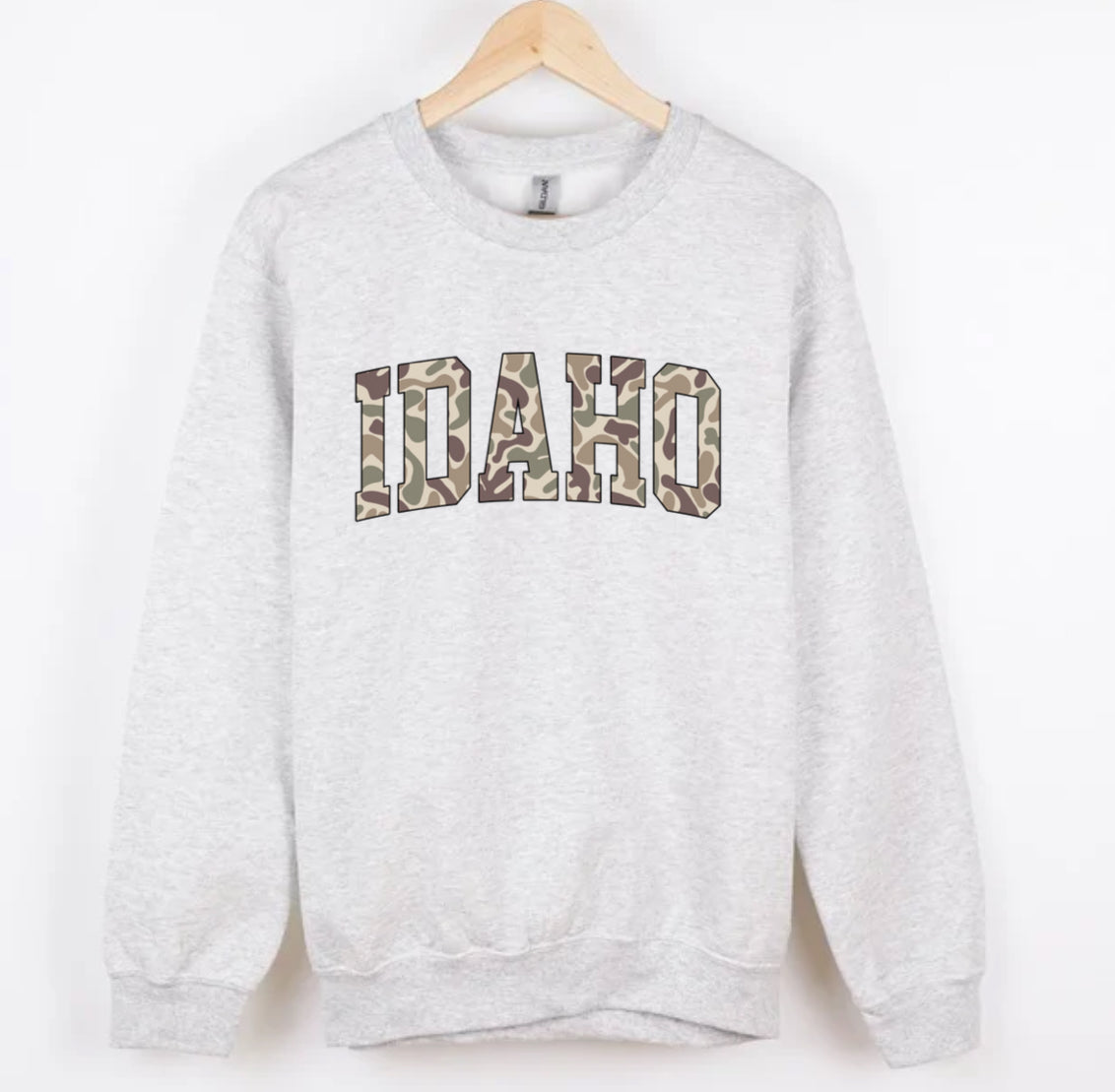 IDAHO duck camo CREWNECK