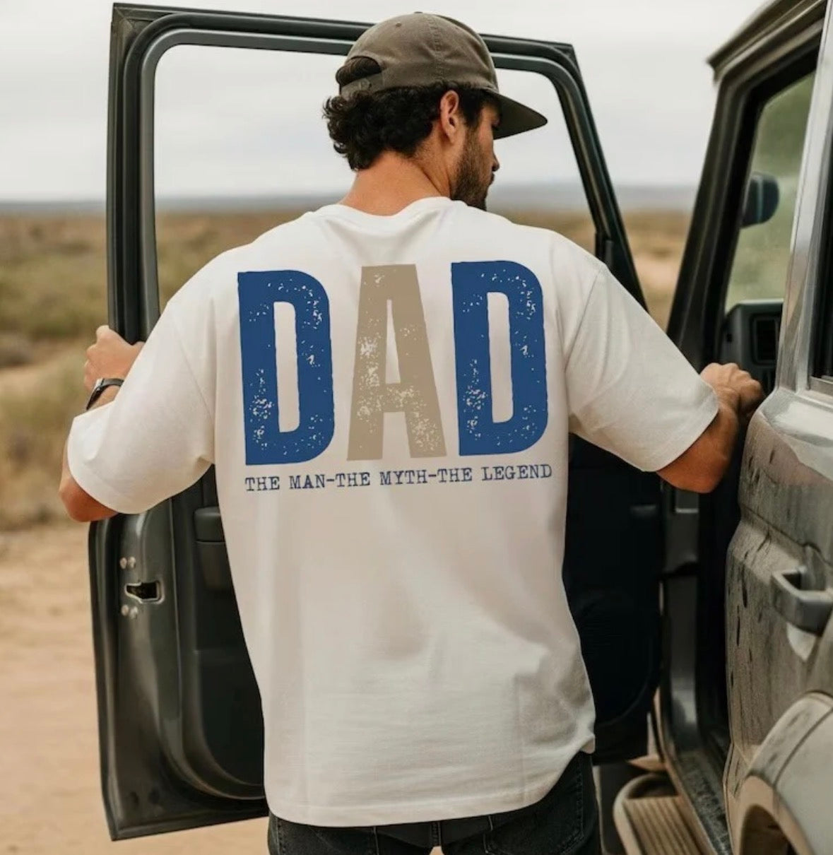 DAD. The man. The myth. The legend.  (Tee shirt, crewneck or hoodie)