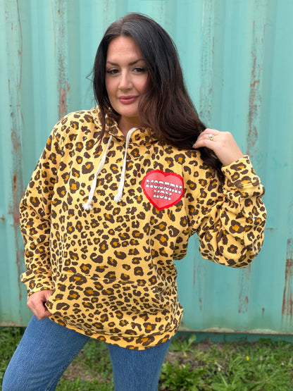 Leopard modern mom hoodie