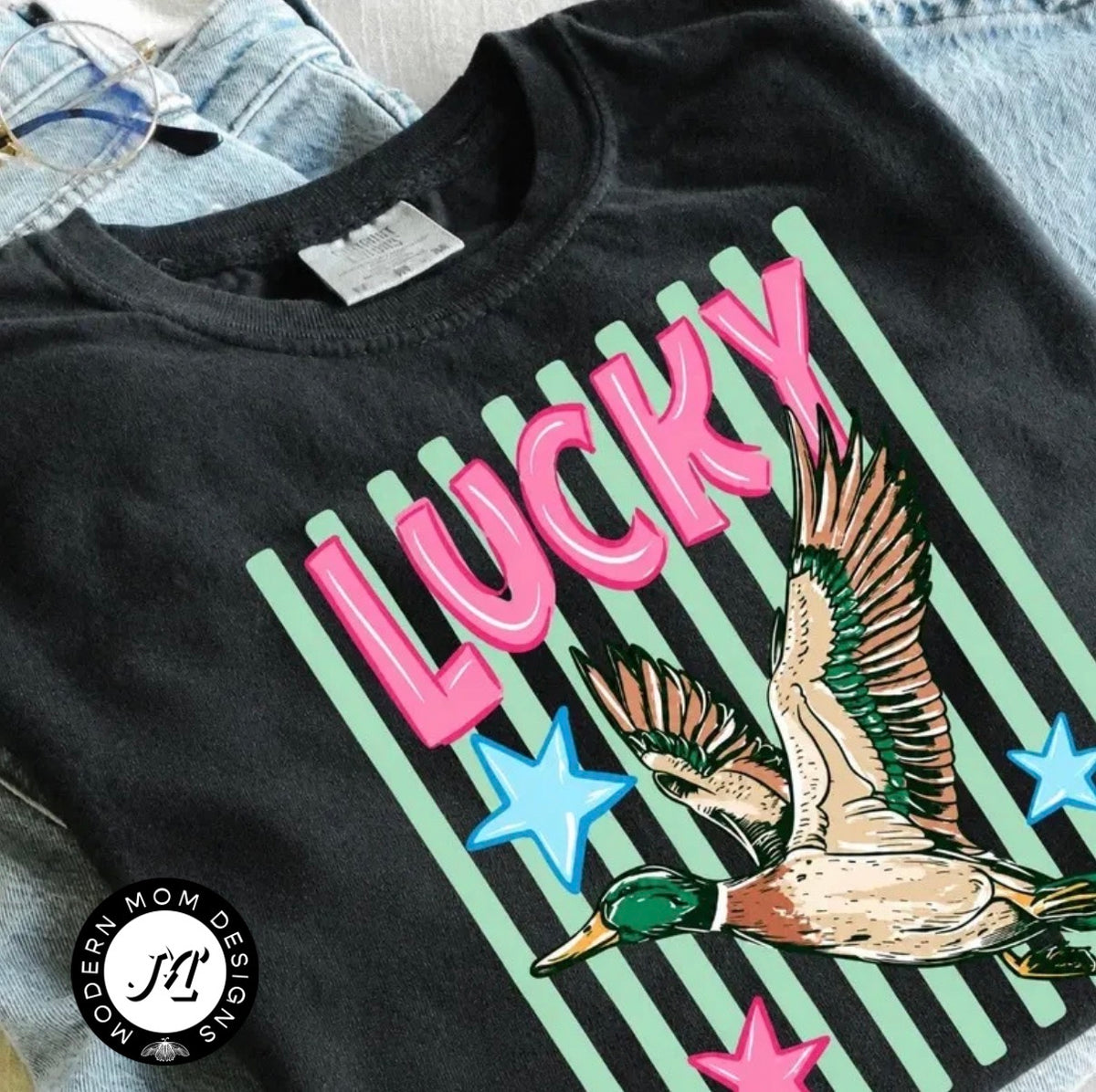 Lucky duck (tee shirt, crewneck or hoodie)
