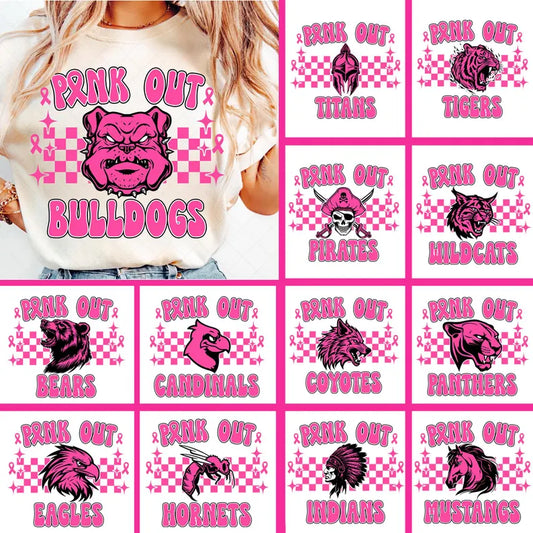 Pink out team (tee, crewneck or hoodie)