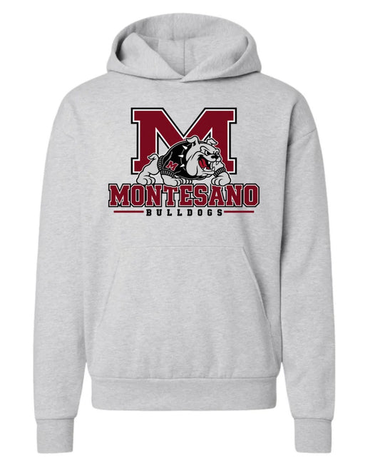 Montesano Bulldogs YOUTH (tee shirt, crewneck or hoodie)