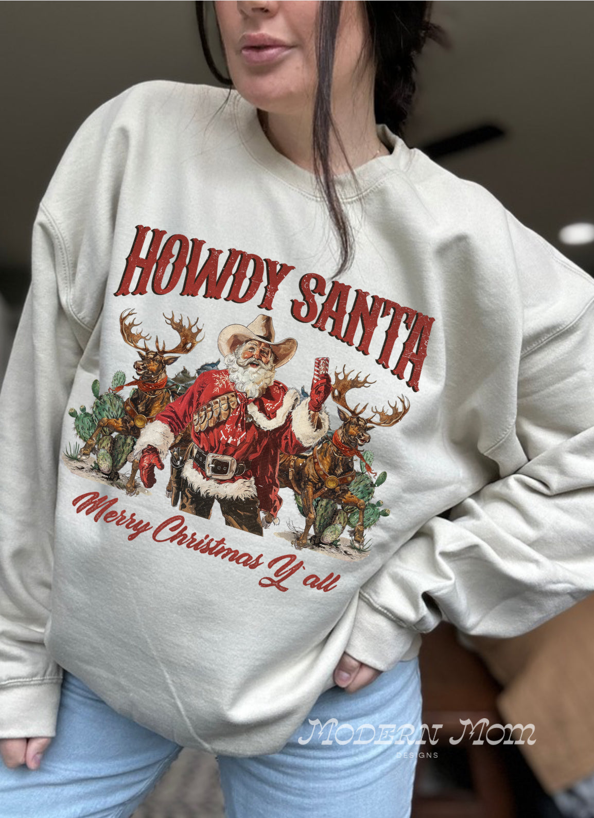 Howdy Santa (tee or crewneck)