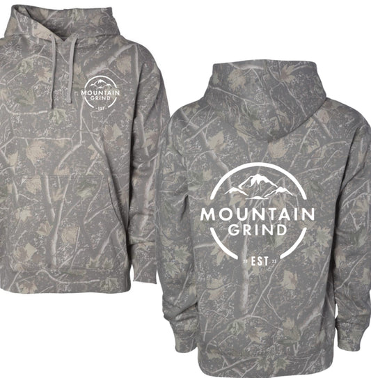 Deadwood camo mountain grind hoodies