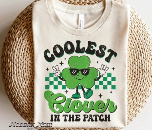 Coolest clover in the patch toddler/youth tee