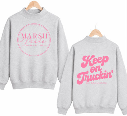 Custom: Marsh made mock neck crewneck
