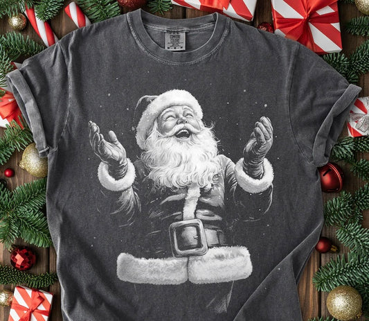Santa (tee, crewneck or hoodie )