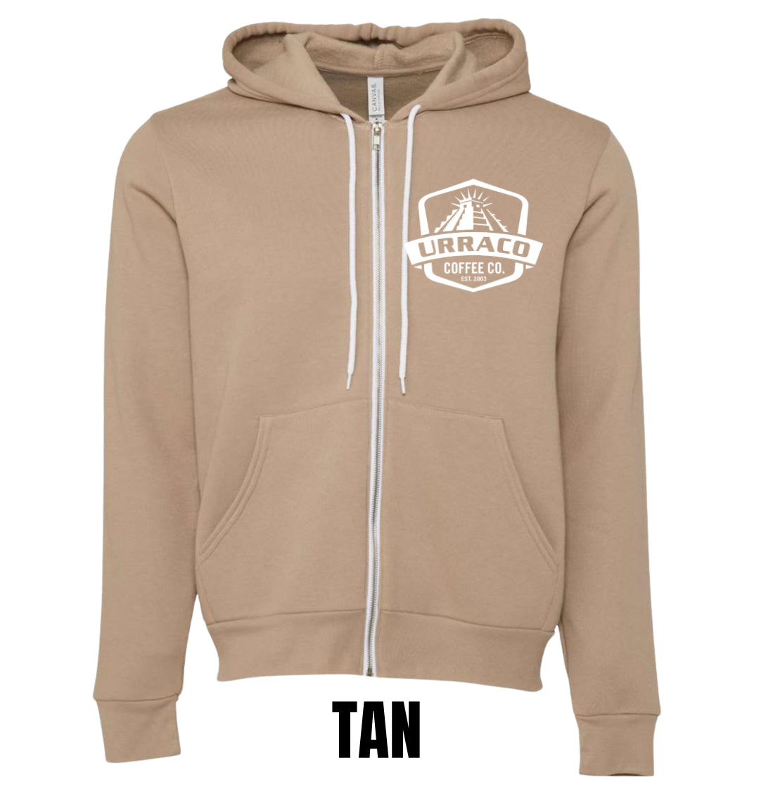 Urraco coffee full zip up
