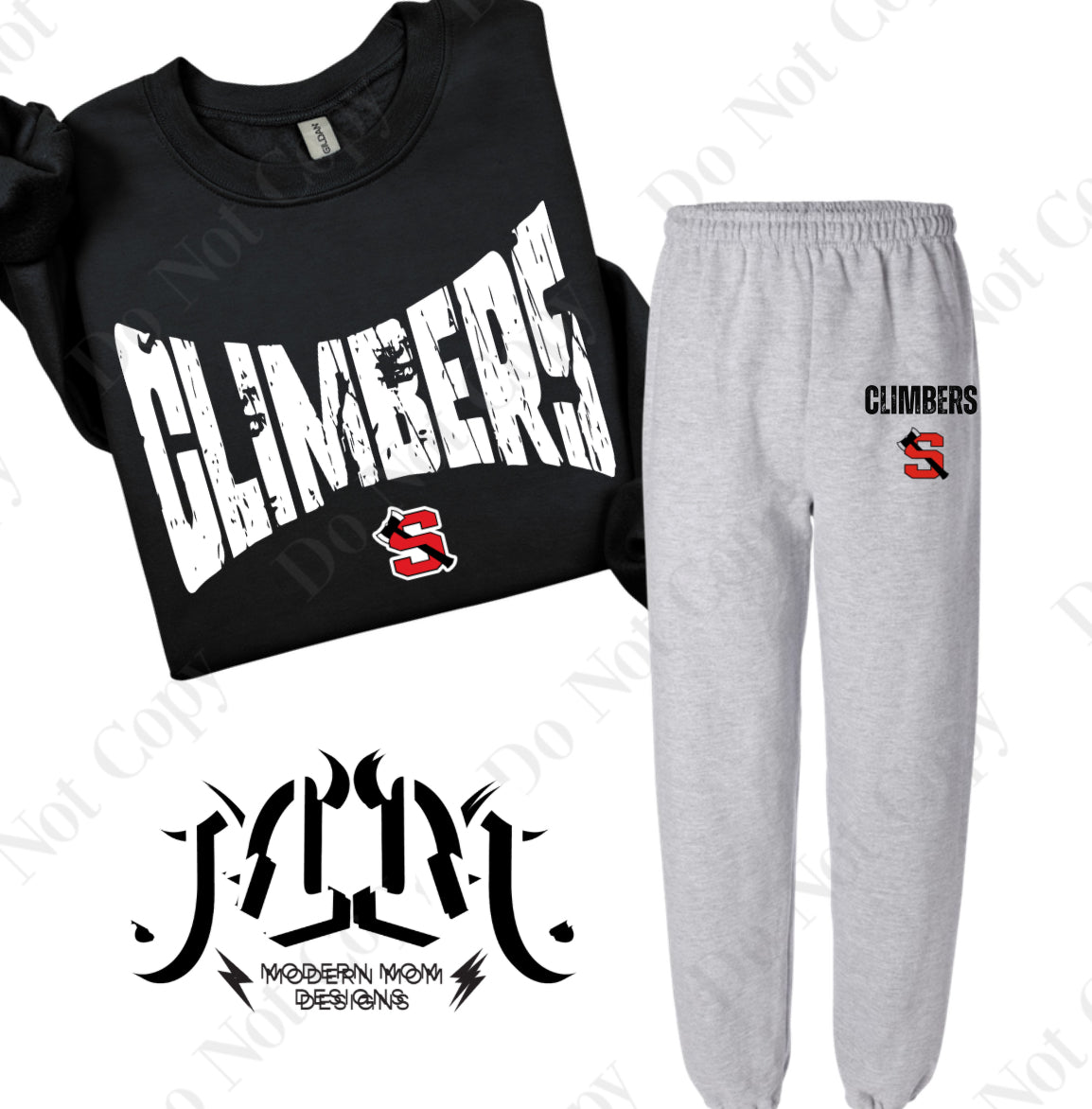 CLIMBERS mascot lounge set (pieces sold separately) YOUTH & ADULT