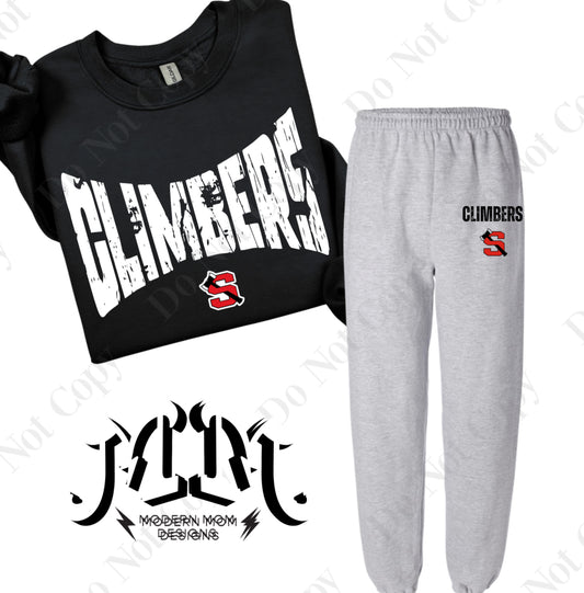 CLIMBERS mascot lounge set (pieces sold separately) YOUTH & ADULT