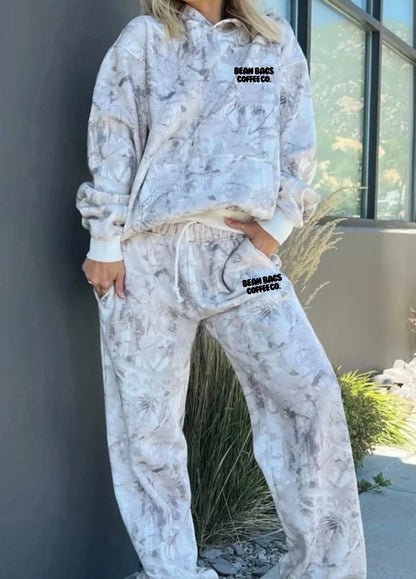 Bean Bags Coffee Co. exclusive camo sweats (puff print black)